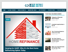 Tablet Screenshot of insightoutpost.com